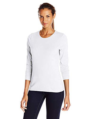 Hanes Women's Long-Sleeve Crewneck T-Shirt 2P