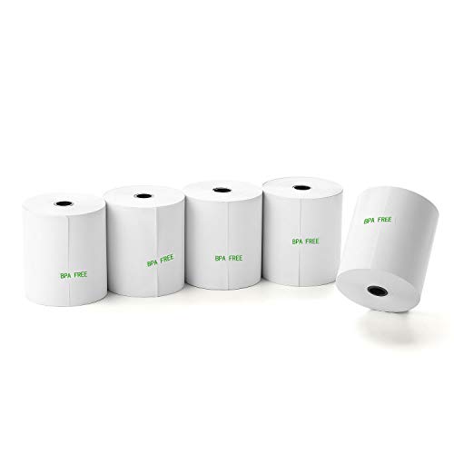 image for Thermal Paper Roll 3 1 8' x 230(3 1/8 inch x 230 ft) BPA BPS Free Ther