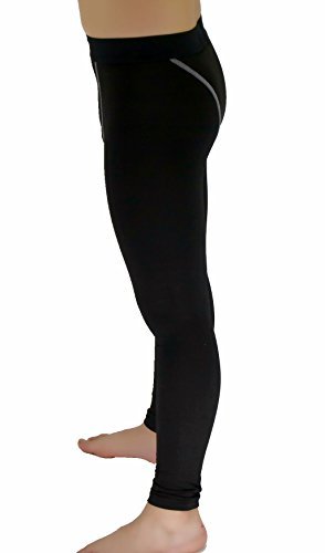 Boy's Sports Running Stretch Pants Compression Football Legging - Thumbnail 2