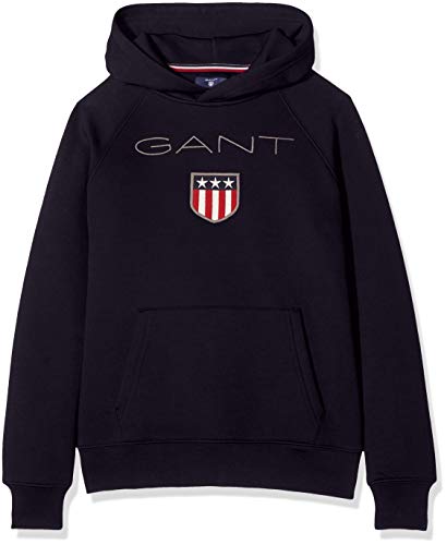 [- Gant Boy's Tb Shield Logo Sweat Hoodie  -]