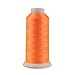 Tinksky 3000 Yards Spool Polyester Embroidery Machine Thread Luminous Glow In The Dark Sewing Thread (Orange)