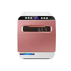 Bdesign Automatic Dishwasher Freestanding Dishwasher with 6 Place Settings – Rotary Spray 360° Azimuth Touch Control…