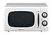 Magic Chef MCD770CW White 0.7-Cu. Ft. 700W Retro Countertop Microwave Oven, 7 Cu.Ft