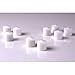 Votive Candles Unscented White Wedding 10 Hour Votives Set of 72 Made in the USA HIGLOW