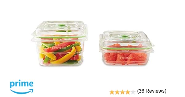 Foodsaver FFC015X-01 Fresh containers, Plástico, Transparente y ...