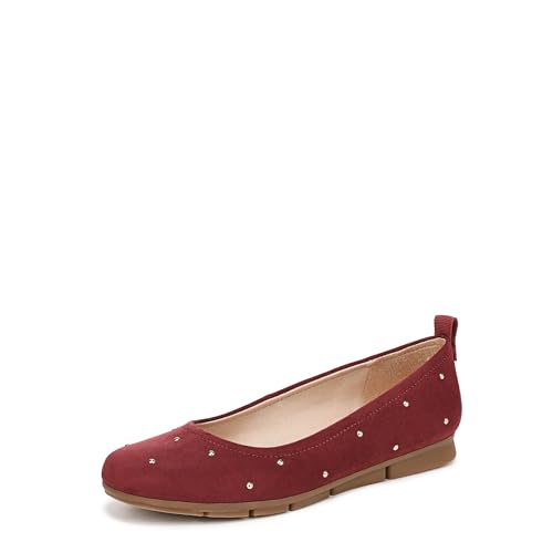 Dr. Scholl's Women's Timeless Ballet Flat Burgundy Red 8.5 M