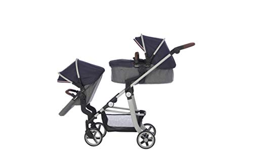 silver cross wave double dolls pram