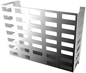 StoreTidy - Stainless Steel WALL MOUNTED BASKET - Document Holder. For Kitchen, Laundry, Utility