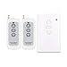 Wireless Remote Control Switch AC DC 12V 24V 36V Motor Forward and Reverse, 433Mhz 10A Remote Control Switch of Ask Learning Functional for Motor & More (2 Transmitter and 1 Receiver)