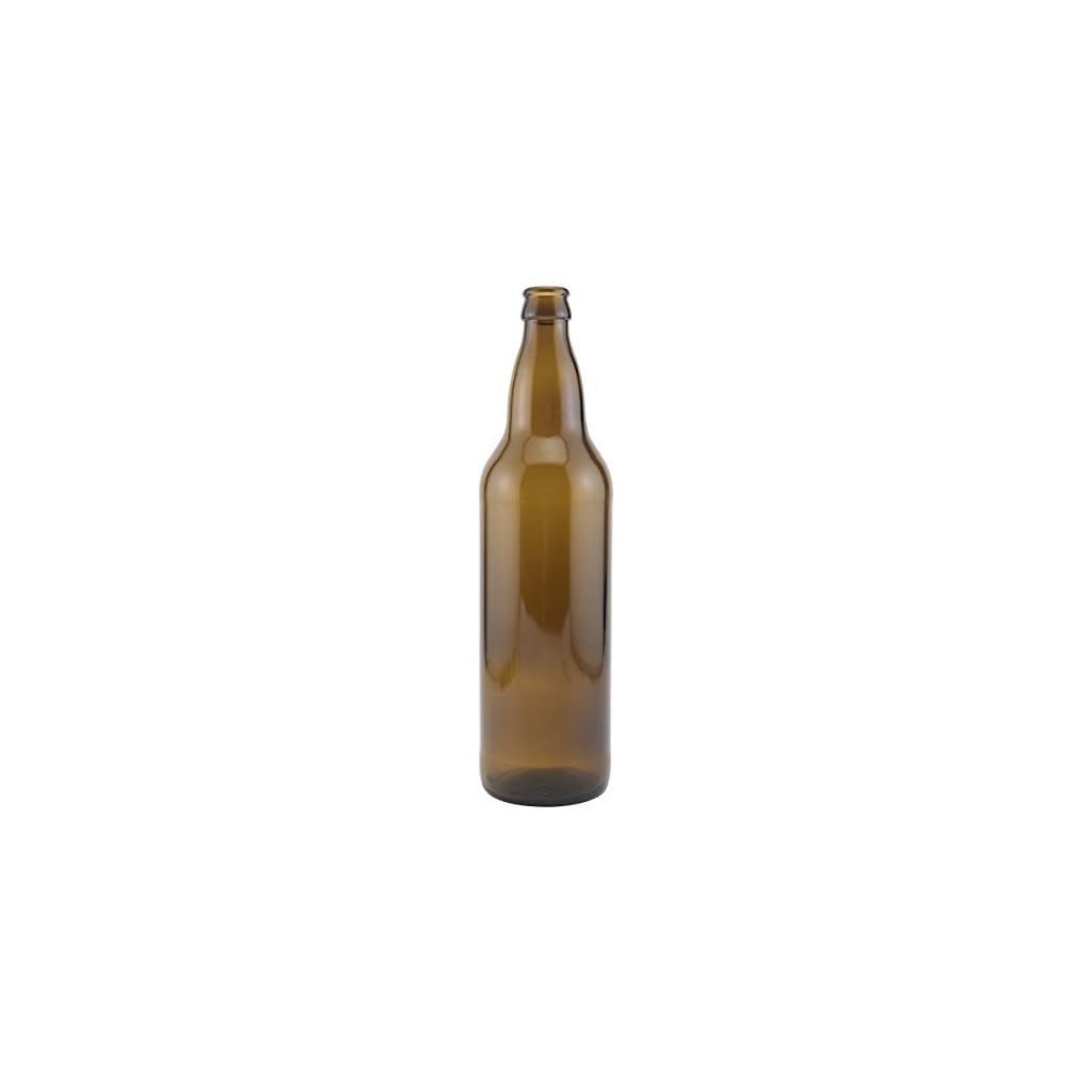 Home Brew Ohio 12 oz Beer Bottles Amber Case of 24, Brown Home