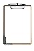 Letter Size Clipboard Low Profile Clip (Pack of 6) Secure Clip with Pen Holder and Large Mouth Hanging Hook 9''x12.5