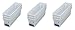 Slim Plastic kitchen Storage Organization Trays Baskets in White Set of 9