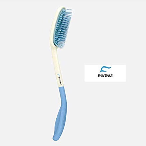 14" Long Reach Hairbrushes,Long Handle Soft Comb and Brush,Beauty Hair Applicable to elderly and hand-disabled people inconvenient upper limb activities