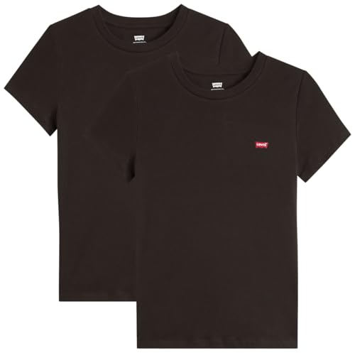 2 Pack Essential SS Tee 2 Pack Tee Anthra, 2 Confezioni da tè Antracite, XS