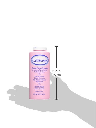 Caldesene Medicated Protecting Powder with Zinc Oxide & Cornstarch, 5 oz