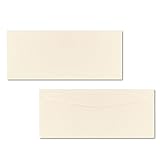 Neenah Paper 6557100 Classic Crest #10 Envelope, Traditional, Baronial Ivory, 500/Box