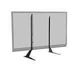 Atlantic Universal Table Top TV Stand / Base Mount for most Flat Screen TV - Black (Electronics)