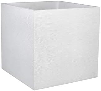 EDA PLASTIQUE Caja de flores cuadrada Graphit - 57 L - 49.5 x ...