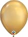 Qualatex Chrome Gold Metallic 11 inch Latex Balloons 25 Count