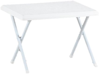 Bica White Small Folding Table Amazon Co Uk Garden Outdoors