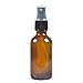 6 Pack,4oz Amber Glass Bottle Bottles with Black Fine Mist Sprayer.Refillable & Reusable.Designed for Essential Oils, Perfumes,Cleaning Products,Aromatherapy.6 Chalk Labels as gift.