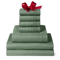 Mellanni Iconic Split King Sheet Set - 7-Piece Bed