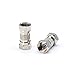 THE CIMPLE CO Cable Extension Coupler for Coaxial Cables - Pack of 4 - F81 (Male to Male) 3GHz Satellite, Cable TV, and Cable Internet Rated
