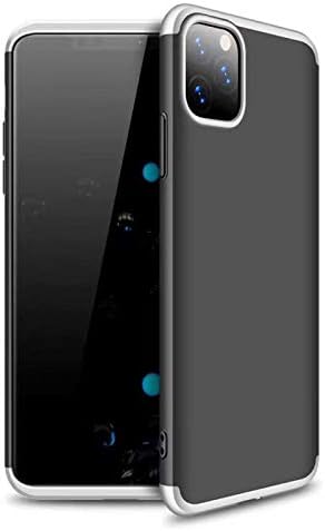 Samsung Galaxy S20 Plus Phone Case, Shockproof Protective Cover Ultra-Thin Slim Anti-Scratch Hard PC + Silicone TPU Bumper Rubber Phone Cases for Samsung Galaxy S20 Plus Silver black