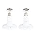 Security Wall Mount - Adjustable Indoor/Outdoor Mount Compatible with Arlo, Arlo Pro, Arlo Pro 2, Arlo Pro 3/Pro4, Arlo Ultra/Ultra2, and Other Compatible Models (2 Pack, White)