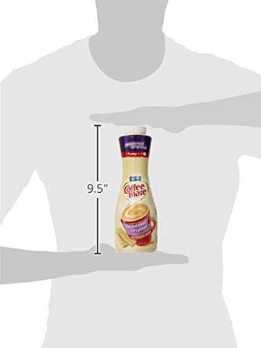 NESTLE COFFEE-MATE Coffee Creamer, Sweetened Original, 21.1oz liquid pump bottle, Pack of 3