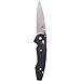 Benchmade -Emissary 477 Knife, Drop Point Blade, Black Handle, Made in The USA