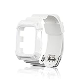 MAIRUI 42mm Watch Band for Apple Watch Series 2, Rugged Protective Resilient Shock Sport Band with Case for Apple iWatch Nike+, Series 2, Series 1, Sport, Edition (42mm All White) (Wireless Phone Accessory)