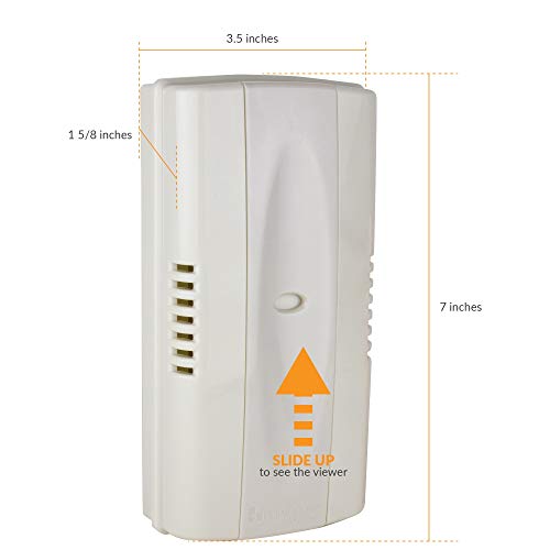 Newhouse Hardware MC145S Doorbell Chime with Viewer for Apartments and