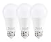 Honeywell A196027HB322 LED A19 Dimmable Light Bulbs - 60 Watt Equivalent -Soft White Light (2700K) - 800 Lumens - Energy Star Rating 9.5 Watt Consumption For Energy Bill Savings - 3-Pack