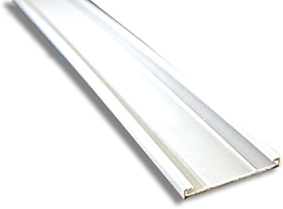 1 1/4" Label Holder / Tag Holder Strip, Sign Holder, C-Channel, Clear, 6" length, (pack of 25)