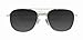 Humvee CampCo Pilot Sunglasses - Polarized Aviator Sunglasses Bayonette, 57mm, Matte Silver Frame, Gray Polarized Lens