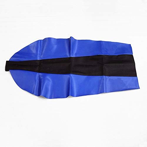 Dirt Off-road Bike PU Leather Seat Guard Waterproof Seat Cover For Yamaha XT225 XT250 TTR250 Cruiser (Blue)