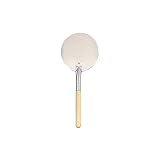 American Metalcraft 17080 8" Round Aluminum Pizza Peel with 12" Wood Handle