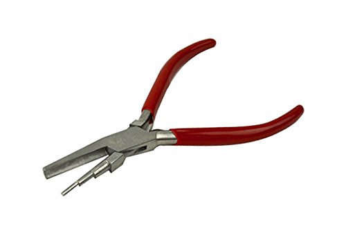 5-1/2" Stepped Concave Wire Wrapping Pliers Jewelry Making Repair Coiling and Looping Tool