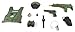 Combat Force Army Friction Toy Gun Complete Combo Set w/ Friction SMG, Army Vest, Mask, Dog Tags, Toy Pistol, Holster, Binoculars, Whistle, & Mock Compass