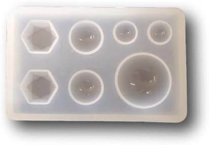 Amazon Co Jp パウダートレーディング シリコンモールド レジン パーツ T 101 六芒星 半球 ヘキサグラム ビー玉 シリコン モールド 型 レジン おもちゃ