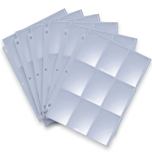 Rubex Trading Card Sleeves, 9Pocket 30 Heavyweight Page Protectors 3