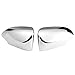 Replacement for Corolla E170 Pair of Exterior Side Door Mirror Covers (Chrome)