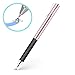 aibow Capacitive Stylus Pen for iPad, iPhone, Tablets, Cell Phones, All Touch Screens [ Fine Point & High Sensitivity Disc Tip Series ] with 1 Replaceable Disc Tip, Slide Cap Type2 (Rose Gold)