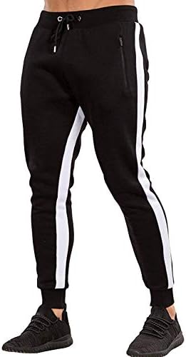 Ouber Men's Gym Jogger Pants Slim Fit 