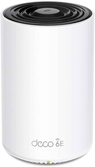 TP-Link Deco XE75 Pro AXE5400 Wi-Fi 6E Tri-Band Mesh Whole Home Add-on Unit