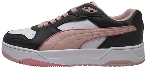 Tenis Unisex Rbd Break Low, Puma Blanco Poised Pink Puma Negro, 43 EU