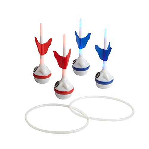 image for SportZ Indoor Outdoor Battery Operated Light-Up Lawn Dart Set, Multi