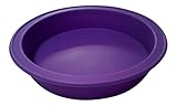 Round Cake Pan, 9-inch Diameter, 100% Food Grade Premium Nonstick Silicone, Bakeware by Happy Cook