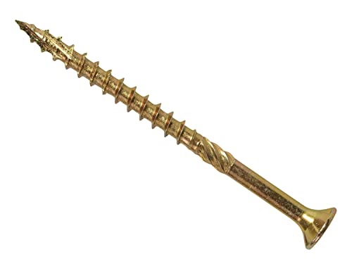 ForgeFast Elite Fast-Start Woodscrews | 4.0 x 40mm | Zinc Yellow | Box 200
